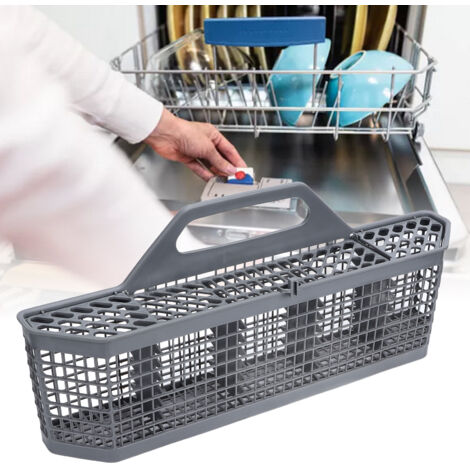 Panier de Rangement pour Lave-vaisselle Universel, GE WD28X10128, ABS Plastique 50x21x9.5cm (1/5)