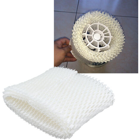 Filtre humidificateur d'air replacement pour Philips HU4706‑01/02/03 HU4136 avec papier de bois pulp durable (130x155mm) (1/5)