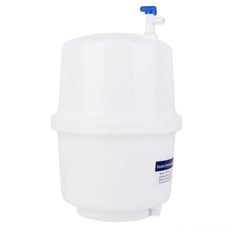 Cuve d'Accumulation Pressurisée pour Systèmes d'osmose Inverse RO Résine ABS Capacité 3.2 Gallon Valve (1/2)
