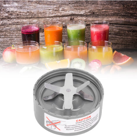 Couteau extracteur 6-Fins, blade blender en ABS et acier inoxydable pour Juicer 600W / 900W, pour fruits, légumes, viandes, haute résistance, sans BPA (1/5)