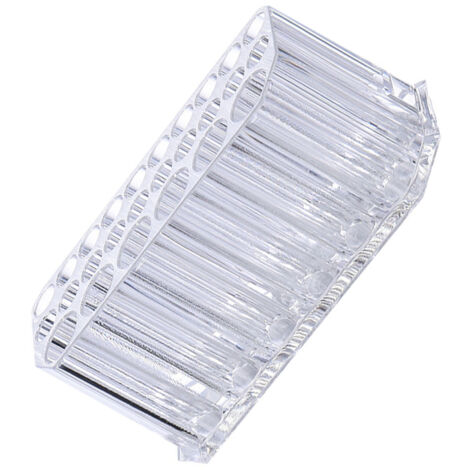Organisateur pour Crayons Maquillage et Brosses Porte-lignes Eyeliner/Contour Transparent en PS à 26 Emplacements Légère et Résistant (1/5)