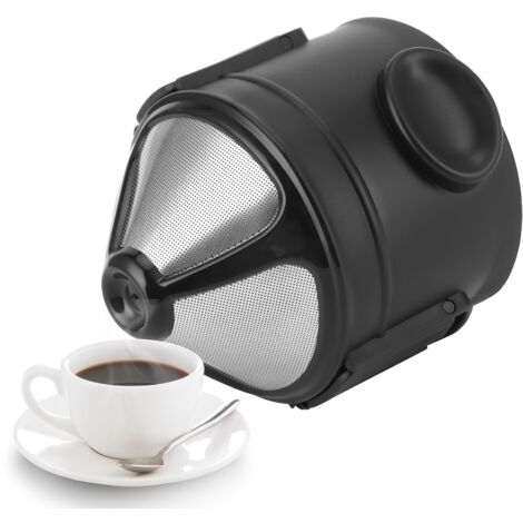 Filtre à Café Réutilisable 6cm Cone Déployable en ABS et Métal Stainless Steel (1/5)