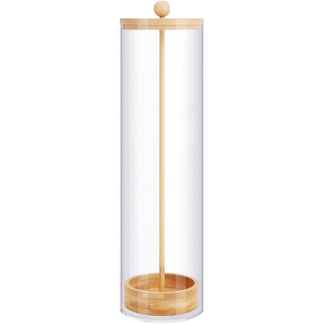[Organiser de bureau][Ande][Modèle Grand][Support multifunction pour tasses et straws en bois naturel][Hauteur 25cm Diamètre 8cm] (1/5)