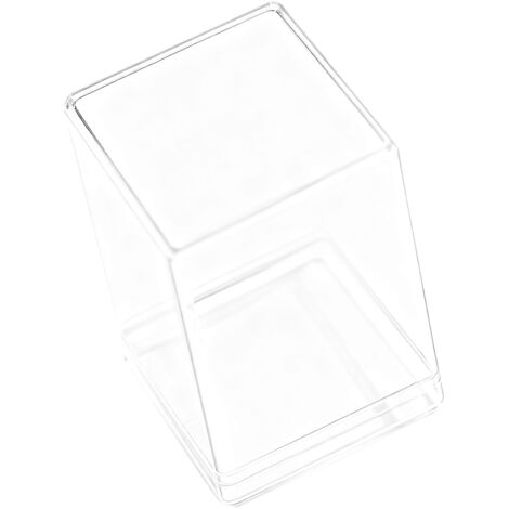 Étuie de Protection pour Collection en PS - Boîte Vitrine Anti-Poussière Transparente avec Format L pour Figurines et Objets (1/4)