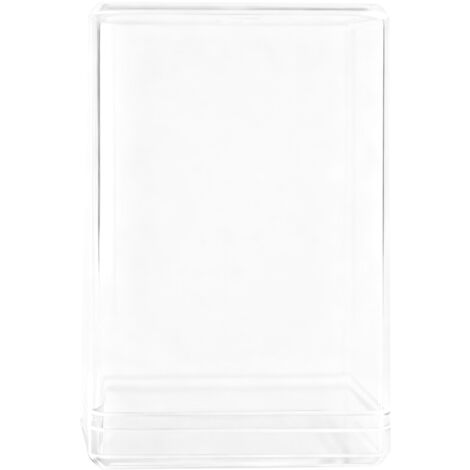 Vitrine Acrylique Transparente Anti-poussière 40x20x20 Cm Avec Fond Noir – Boîte D’exposition Pour Figurines, Trophées, Collections