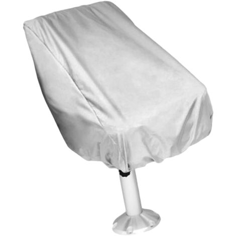 [Housse de siège] Protège-siège waterproof en Oxford pour bateau/terrasse, résistant aux UV et intempéries, avec cordon d'ancrage, dimensions 56x61x64cm, 2 housses incluses (1/5)