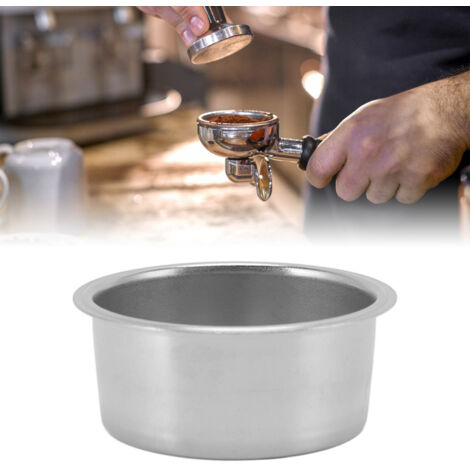Panier Filtre Café Non Pressurisé 51mm en Acier Inoxydable avec Filtre Fin pour Machine Café 2 Tasses à la Maison (1/5)