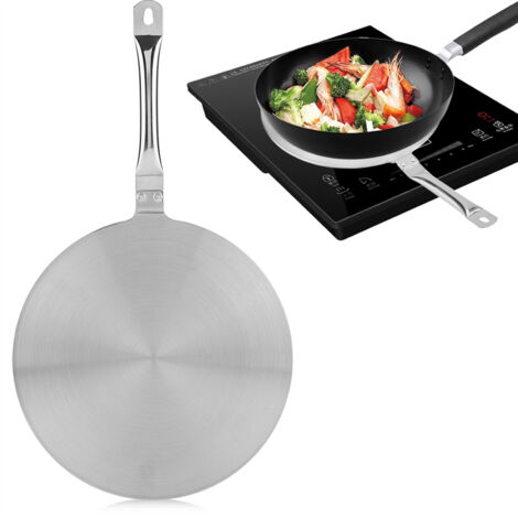 Diffuseur de Chaleur en Acier Inoxydable pour Gaz/Cuisinière Induction 20cm - Diffusion Uniforme, Haute Durabilité, Adapté aux Casseroles Fer/Céramique (1/5)