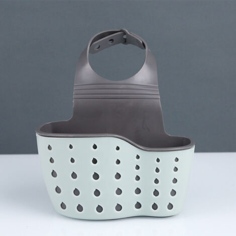 Accessoire Sink Organizer + Porte-éponge avec étagères détachables + multifonction + élastique ajustable TPR 120g (1/5)