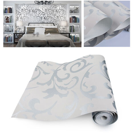Papier peint non tissé imprimé décoratif pour salon et chambre, modèle mural, 10 mètres de long, fond décoratif résistant et facile à installer. (1/5)