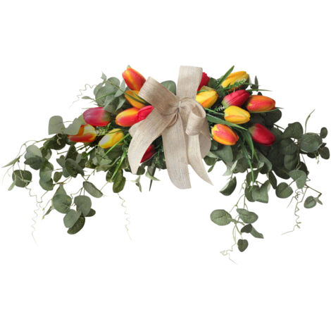 Guirlande Florale Tulip ManoPlastique V703 Multicolore 75x25cm 200g