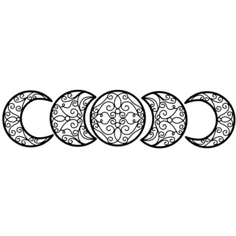 Décoration Murale Bois  5 Formes Lunaires Naturelles  Design Moderne pour Maison (1/5)