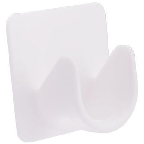 Supports pour Barres de Placard avec Adhésif Anti-Glissement - Bracket ABS Multifonctionnel pour Tubes et Rideaux (Lot de 2) (1/5)
