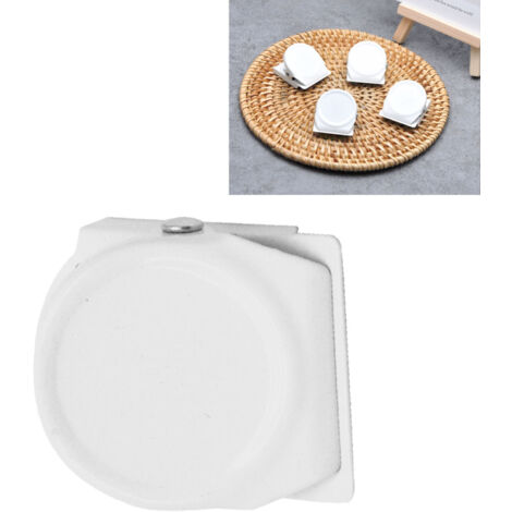 Pince magnétique portable multifonctionnel pour réfrigérateur, à fixer images tickets bons récépissés - clip de classeur métallique durable, dimensions 3x3.5cm, poids 23g. (1/5)