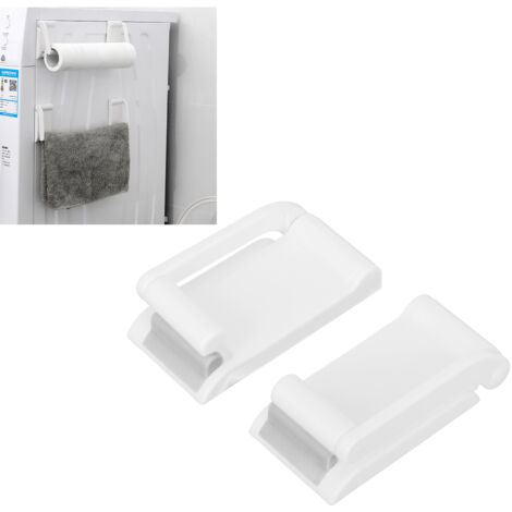 Porte-Rouleaux Magnétique à Fixation Murale Organisateur de Film Alimentaire pour Cuisine et Salle de Bain (1/5)