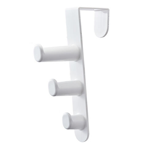 Crochet porte sans fixation, porte-manteau porte pratique ABS 15.5x4.3cm, 1 pièce (1/5)