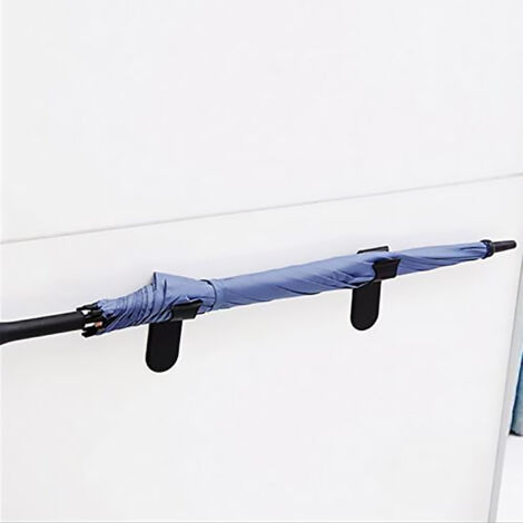 Rangement Porte-parapluie Adhesive Noir PP pour Voiture Maison (1/5)