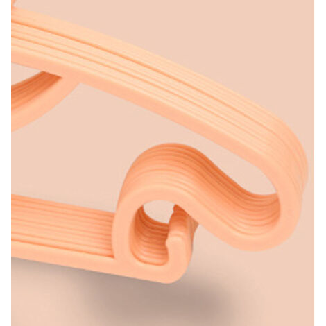 Porte-manteau Kids [10 Pièces] Hangeur Orange PP Épais Design Nœud Papillon pour Enfant Stockage Séchage Vêtements (1/5)