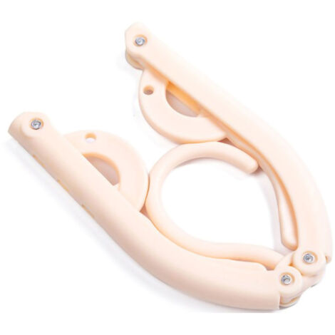 Cintre à Folding Portable Multifonction Plastique Durable pour Voyage et Maison (8g)