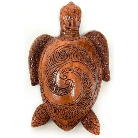 Statue Tortue Résine Décorative - Ornement Tortue Résine Multicolore 15x11x4 cm - Sculpture Tortue Extérieur Rustproof Waterproof (1/5)