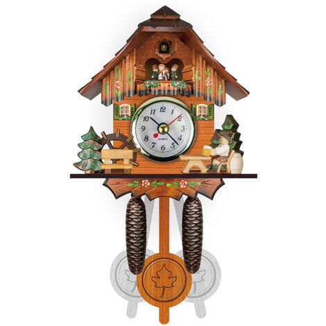 [Horloge murale décorative] [Domus] [Mural décoratif maison] [Cadran doré, sans couverture arrière, facile à suspendre] (1/5)