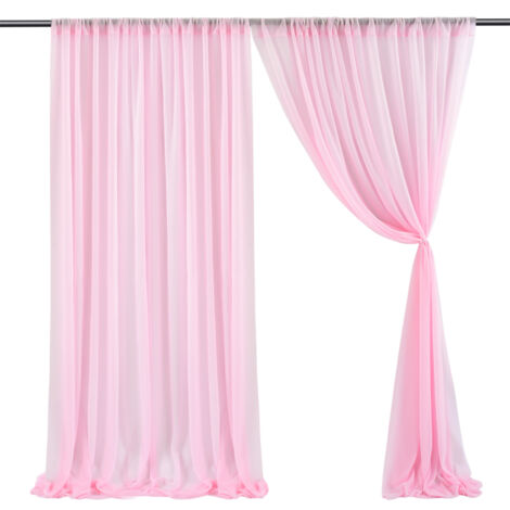 Rideau Drapé pour Cérémonie Encore® Modèle Basic Tissu Yarn 1.5x2.15m 300g Blanc/Peach/Champagne/Verte/Bleu/Rouge/Violet/Jaune/Rose/Multicolore 1 Pièce