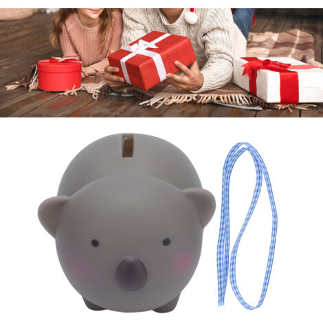 Tirelire Sécurisée En Vinyl Sans Toxines - Capacité Grande pour Coins et Décor Maison - Enfant Garçons Filles (Bébé Panda, Cochon, Petit Ours)