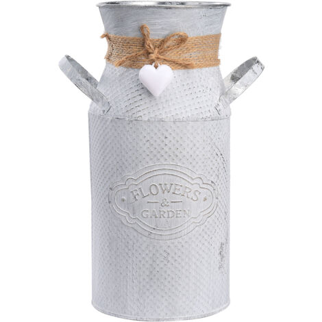 Pot de Fleurs Rustique en Fer Vintage Élégant et Pratique Choisissez votre taille S, M, L (1/5)