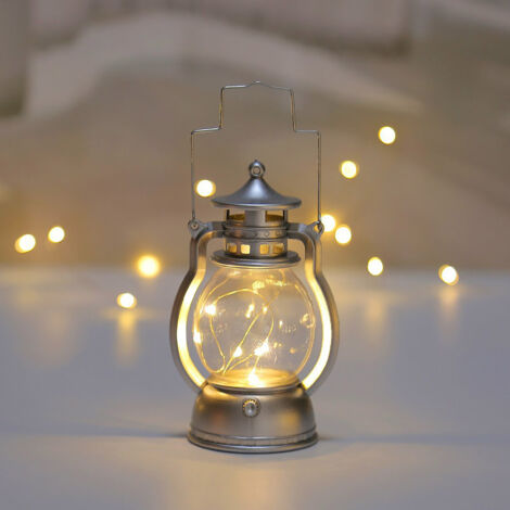 Mini Lantern Mini Lantern - Lampe LED Clignotante de Table à Piles 3, Plastique, Décor Festif Nomade (1/5)