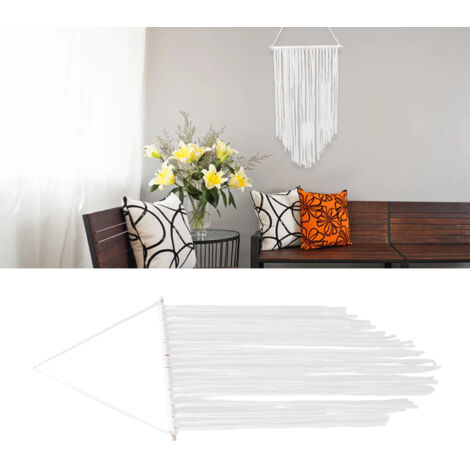 Organisateur de Bows pour Cheveux en Bois et Tissu Bohème 56 x 30cm Decor Murale pour Chambre et Salon (1/5)