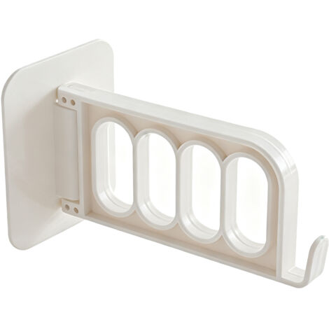 Crochet adhésif multifonction pour vitre, mur et carrelage (10.5cm, 5kg, blanc) - lot 1 (1/5)