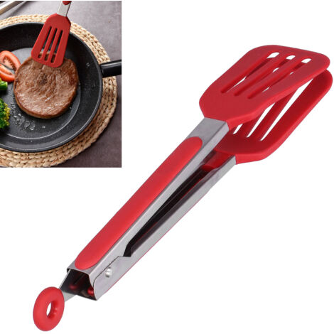 Pinces de BBQ Foldable en Acier Inoxydable et Silicone pour Steak et Cuisine