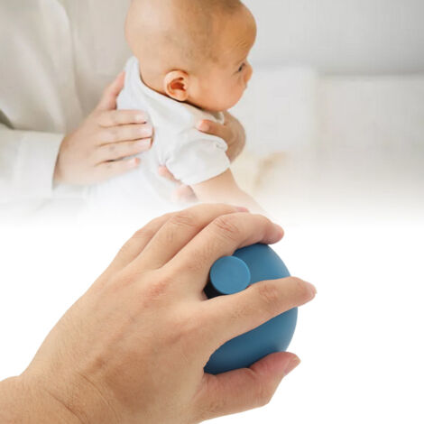 Coupe de Percussion Thoracique Silicone Bleue - Appareil de Physiothérapie à Pression pour Dégagement Respiratoire Infantile (1/5)