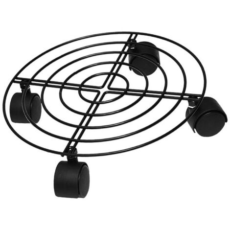 Plateau Mobile Universel Métal à Roulettes Multifonction pour Pots Spa (1/5)