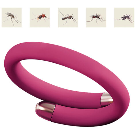 Bracelet anti-insectes pour enfants avec bâtons d'huiles essentielles Silicone doux et ajustable Type 3 3 bâtons remplaçables (1/5)