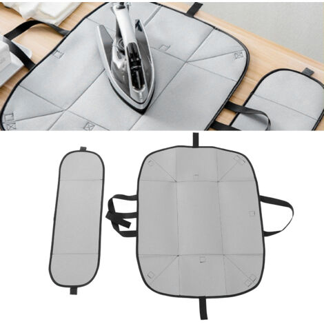 Paquet de Repassage [Table Repassage] [Premium Cotton] [Anti-Slip] [64x50cm] [386g] avec Support Inclus (1/5)