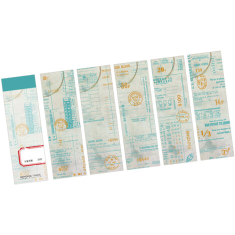 [Japanese Paper Sticker] Autocollant Vintage Papier Japonais Decorative Junk Journal Album Photo DIY Accessories 30Pcs Modèle Ticket Traffic (1/5)