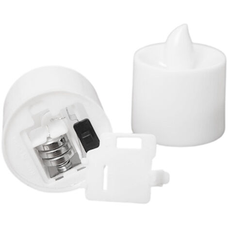 [LED Candles] [Bougie Lumineuse] [Tealight] élégante plastique 9 couleurs sans fumée fête romance extérieur intérieur batteries (1/5)