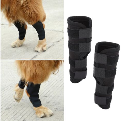 Harnais de Soutien pour Jambe de Chien Knee Pad Bandage Joint Brace Protector pour Dog Leg Wrap Bandage Attache Adhérence Sécurisée (1/5)