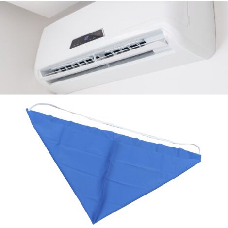 Housse de Protection pour Nettoyage Climatiseur Split avec Sac d'Eau PVC (1/5)