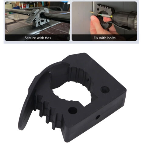 Fixations Rapides en Caoutchouc avec Support de Montage pour Outils (3-4cm), Shovel Holder pour Camions, UTV, ATV, Extérieur et Intérieur, 1 Paire