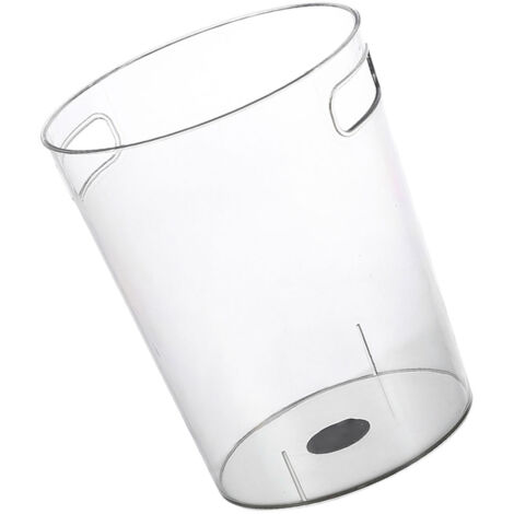 Corbeille à Déchets PET 7.48x6.30x8.66in Transparente - Poubelle de Bureau, Bac de Stockage, Seau pour Cuisine/Salon, Accessoire Multi-usage (1/5)