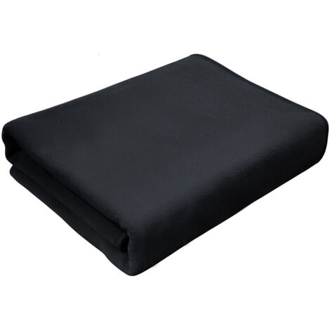 Couverture chauffante électrique USB - 3 températures (40°C/50°C/60°C) - Polyester 150x80cm - Noir/Gris/Bleu (1/5)