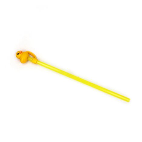 Protecteur pour Embouts de Straw en Silicone PVC PP pour Familles et Kids (Little Yellow Duck, 7mm, 25g, 1 Straw Tips + 1 Tips Cover) (1/5)