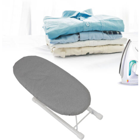 Planche de repassage portable mini avec surface résistante à la chaleur - Tabletop Ironing Board réversible et compacte pour les voyages et la maison (1/5)