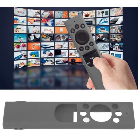 Protective Cover Silicone Remote Control Samsung TM2180EcoBN59 Grey Anti Drop Replacement 28g (1/5)