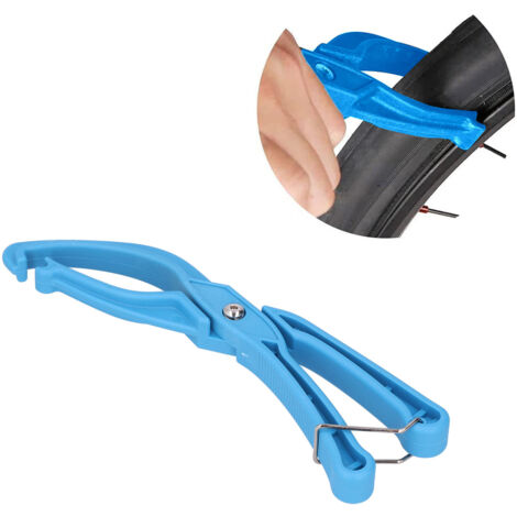 [Démonte-pneus] [Nylon] [Multifonction] Démonte-pneus pour Vélo, Levier Nylon Solide 119g, Outil Facile et Sans Effort pour Insertion et Changement Rapide (Sky Blue) (1/5)
