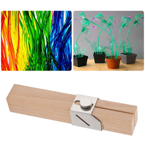 Découpeuse de Bouteille Plastique Créateur de Corde Portatif Manuel DIY Matériel Bois Lame Inox 88g (1/5)