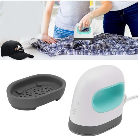 Presse à Chaleur Mini Portative pour Projets Vinyl HTV - Appareil de Transfert Thermo pour T-shirts, Chaussures et Casquettes - Vert, Plug UK 220V - ABS, 3 Températures (140°/160°/190°C) (1/5)