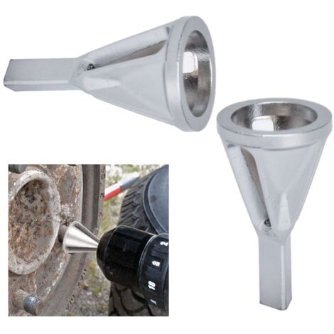 Équarrissage et Chanfreinage pour Métaux - 2 Pièces - Triangle Manipulable - Diamètre Max 21mm pour Cuivre, Aluminium, Acier (1/5)